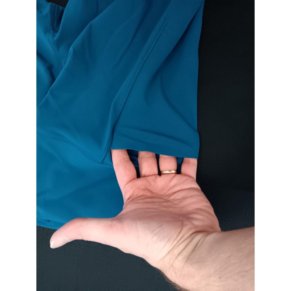 Athleta Salutation Stash 7/8 Tight Teal Blue High Rise Leggings XL 54023 - Picture 9 of 11